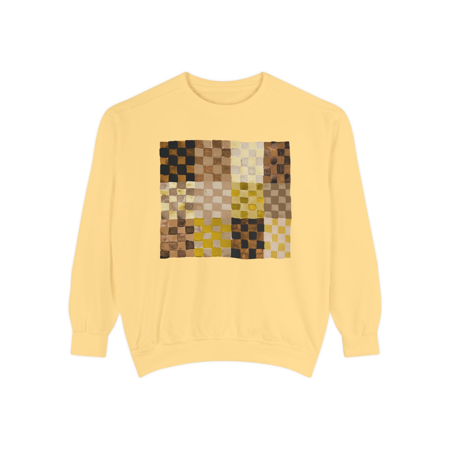 Neutrals Checkerland Garment-Dyed Sweatshirt
