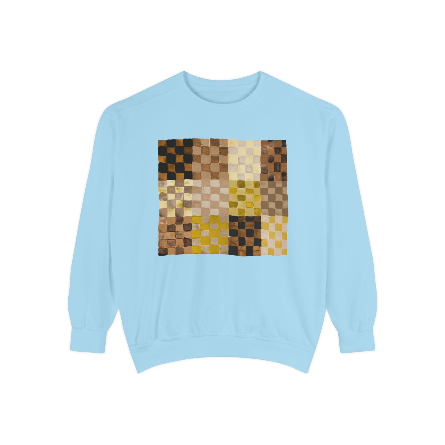 Neutrals Checkerland Garment-Dyed Sweatshirt
