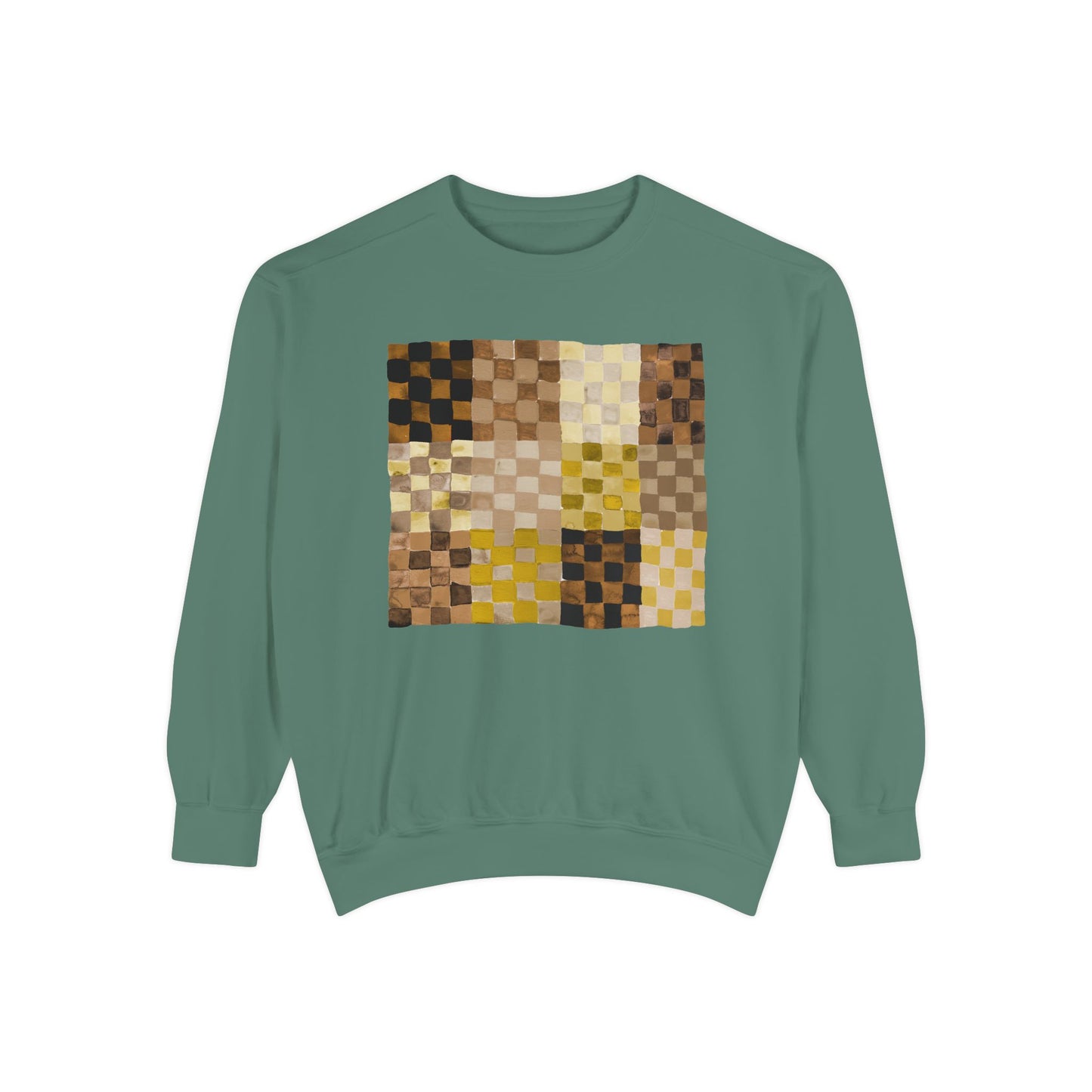 Neutrals Checkerland Garment-Dyed Sweatshirt