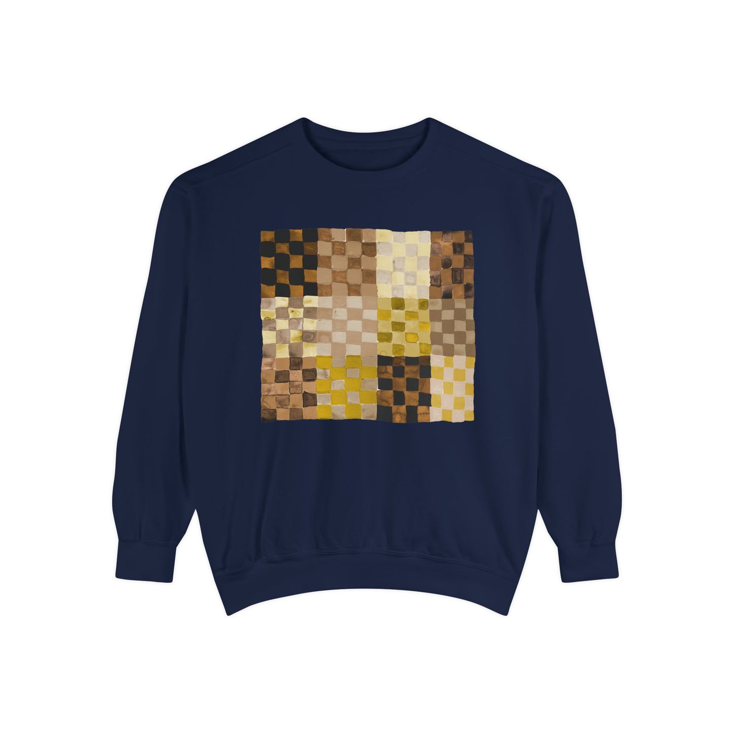 Neutrals Checkerland Garment-Dyed Sweatshirt