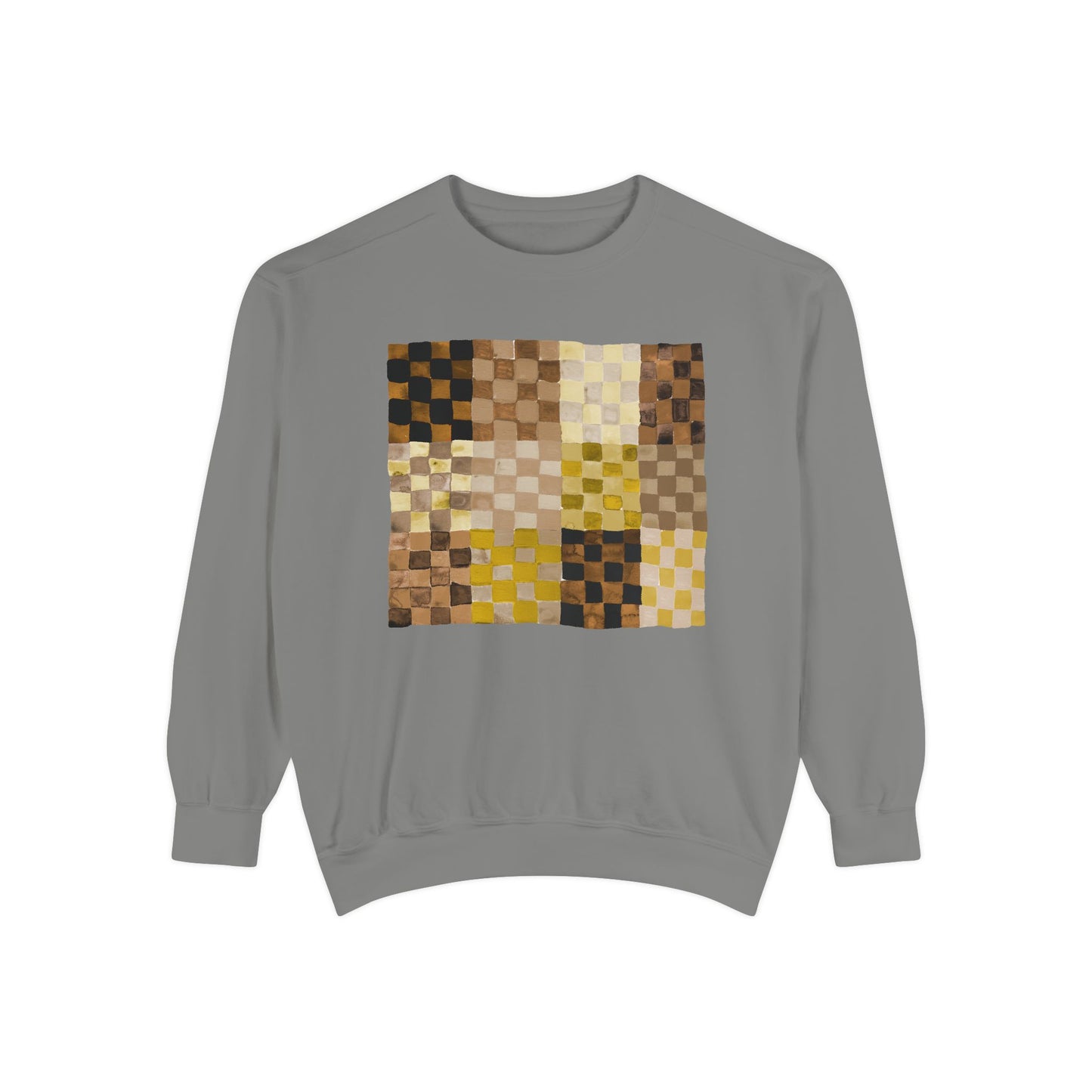 Neutrals Checkerland Garment-Dyed Sweatshirt