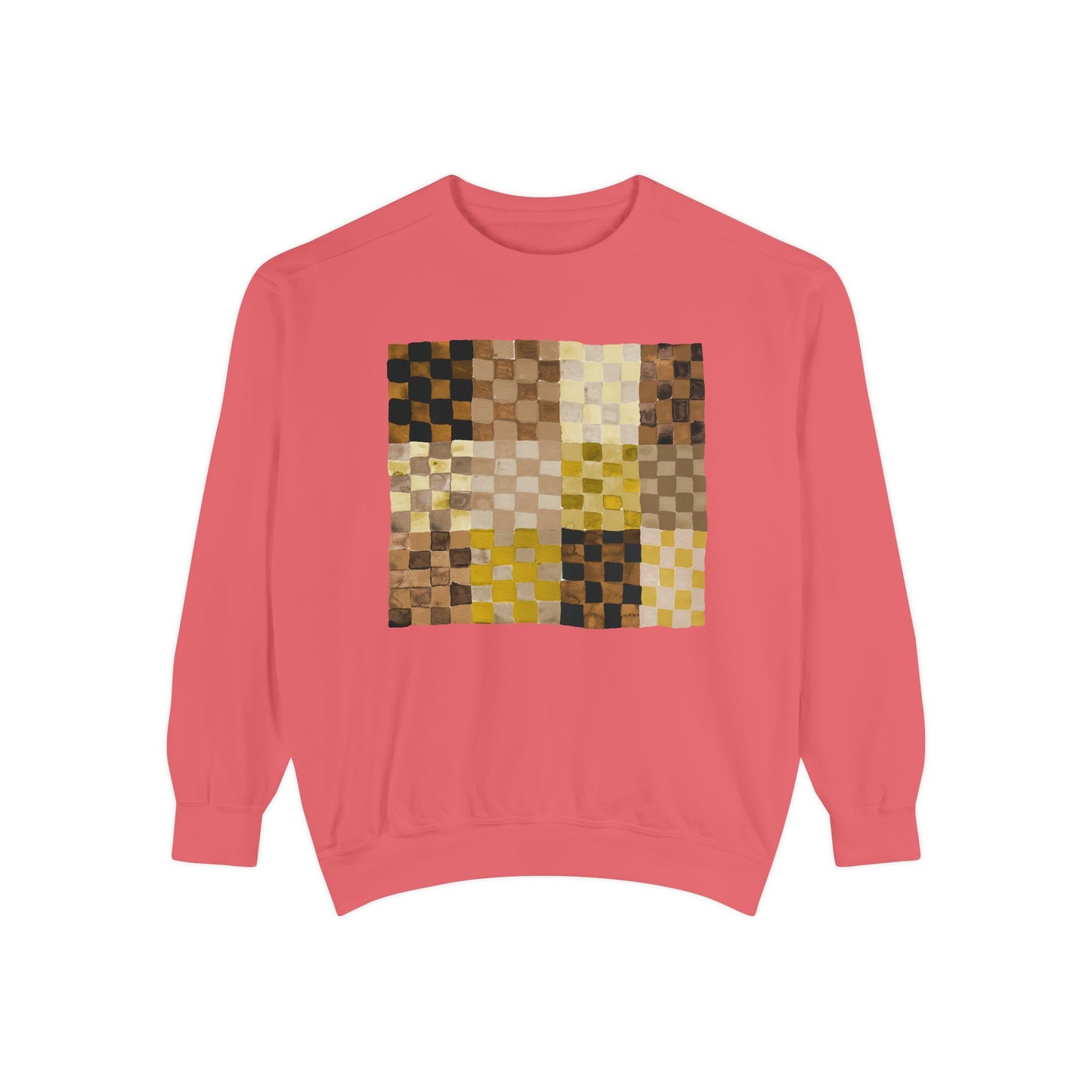 Neutrals Checkerland Garment-Dyed Sweatshirt