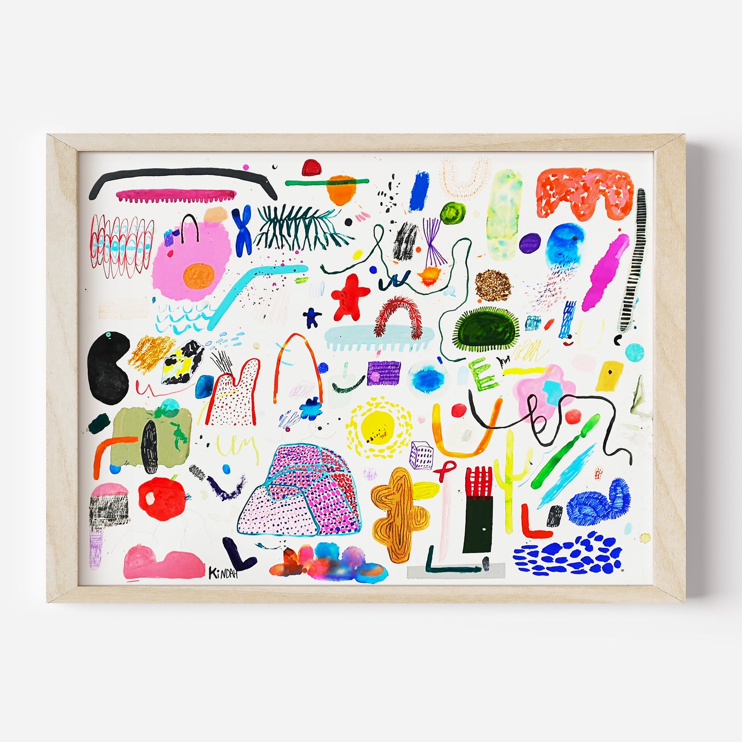 "Blob Party 10" - Limited Edition Giclee Print