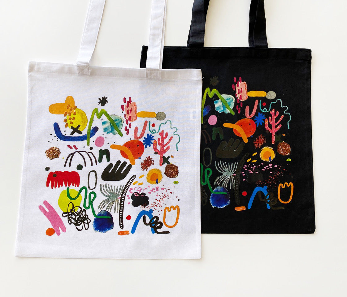 Blob Party Tote Bag