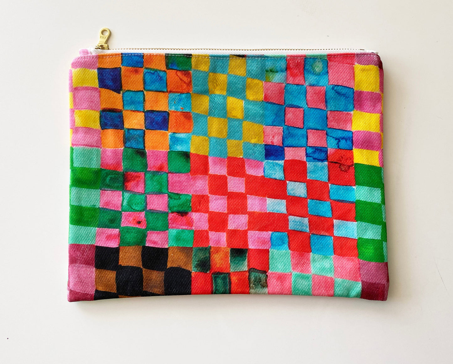 Medium Checkerland Clutch