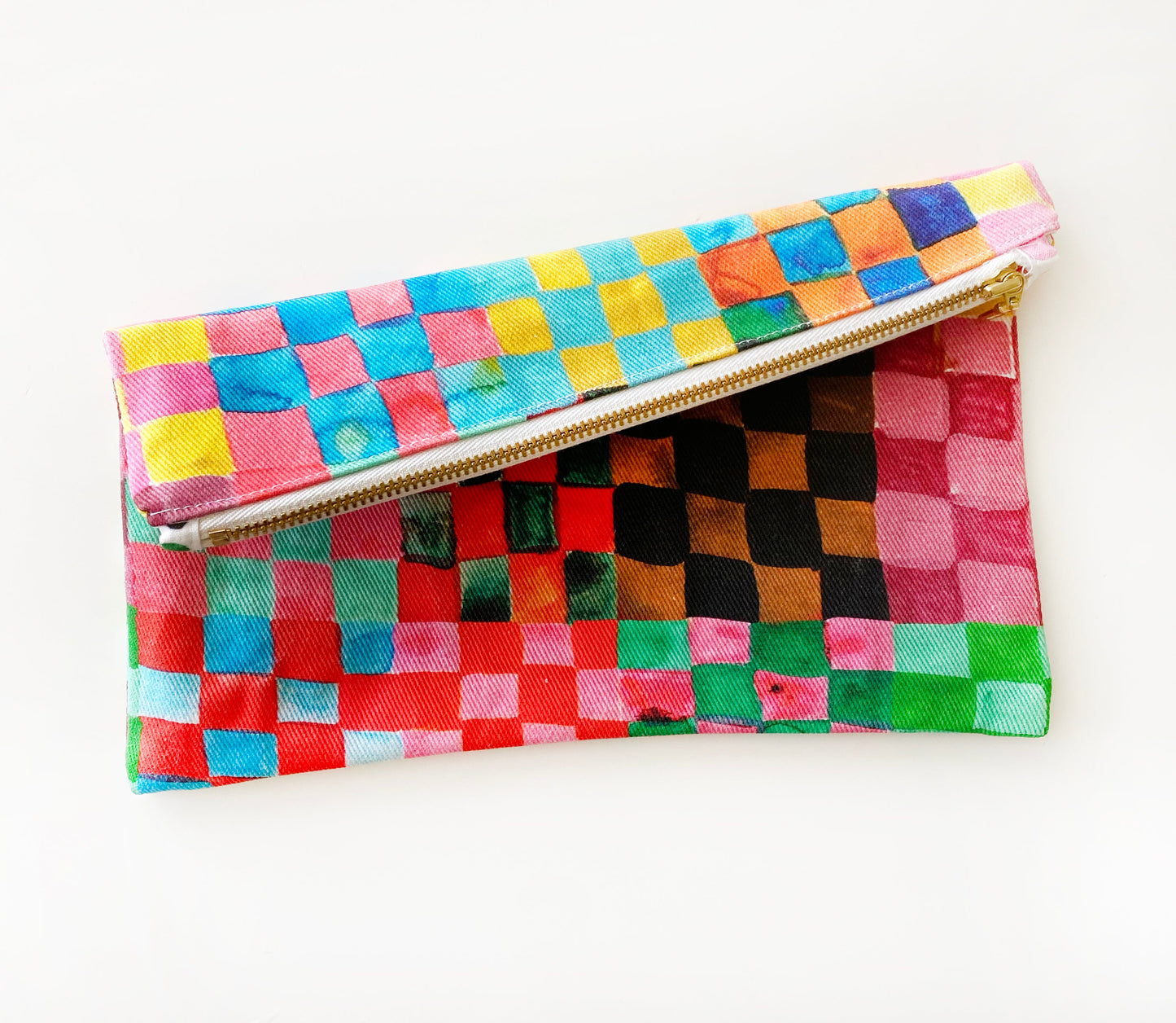 Medium Checkerland Clutch