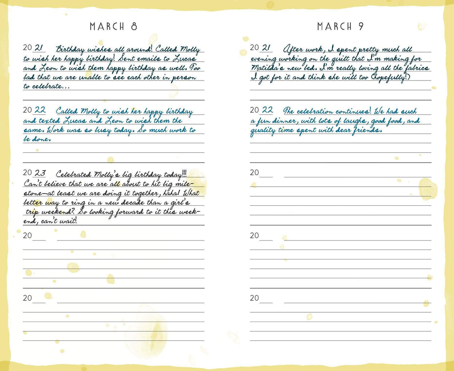 Pre-Order: Signed Copy - Rainbow One Line a Day: A Five-Year Memory Book