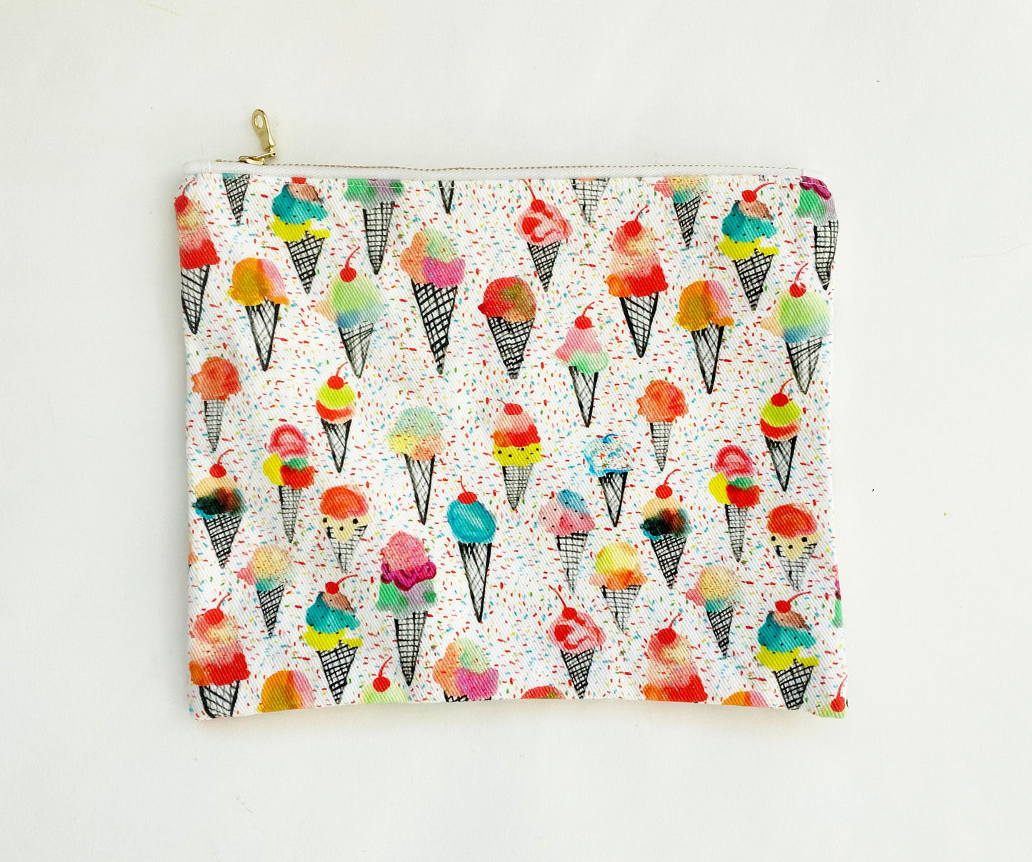 Medium Ice Cream + Sprinkles Clutch
