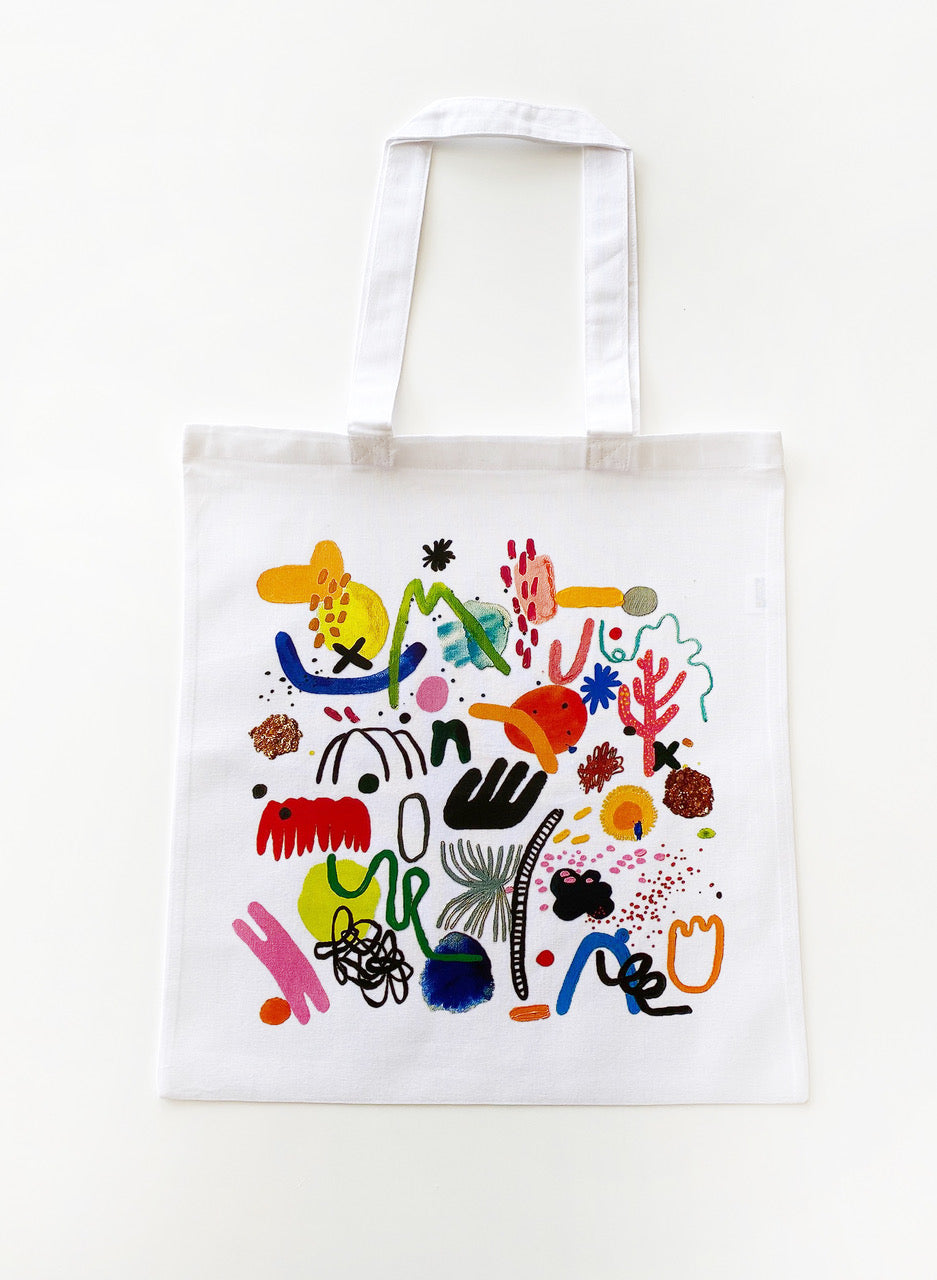 Blob Party Tote Bag